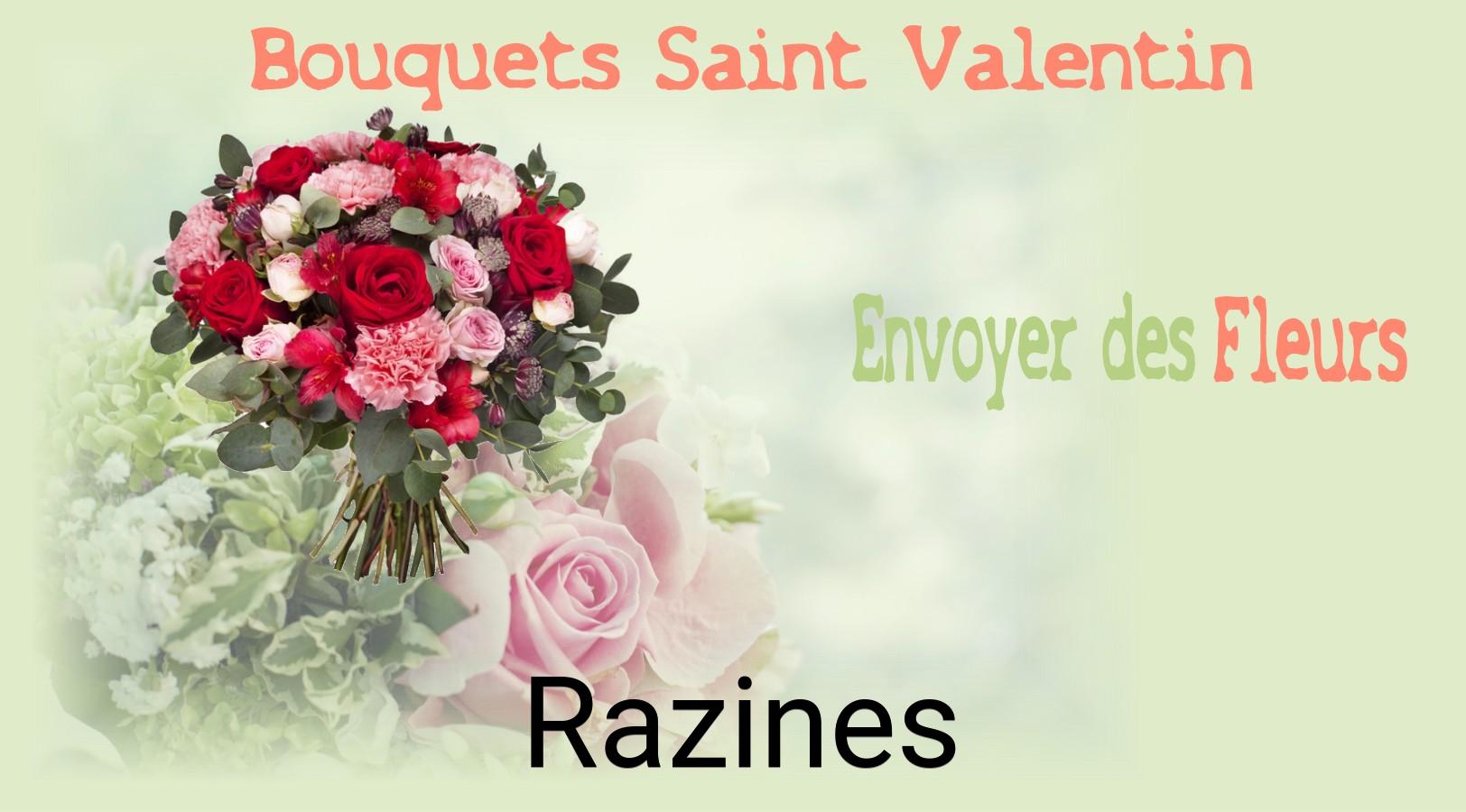Roses de Saint-Valentin livrées à Razines